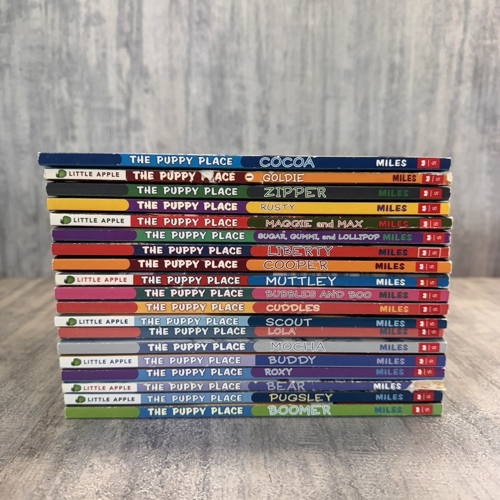 Lot of  19 The Puppy Place Ellen Miles Children's Paperback Books Ages 6-9